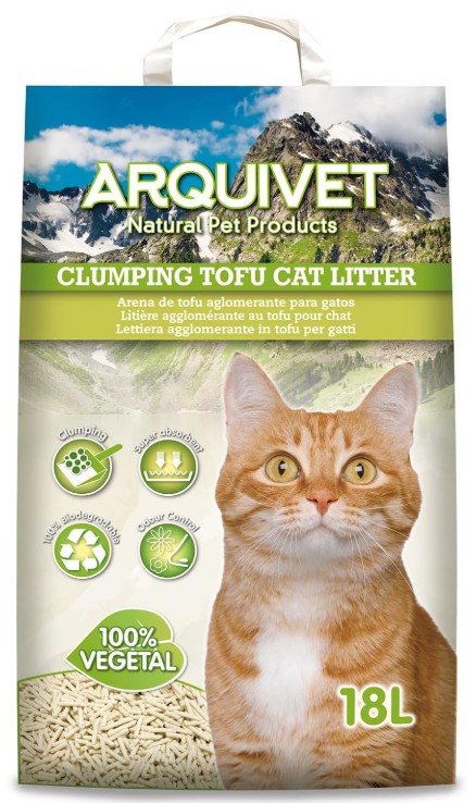 Fotografía del Arquivet Clumping Tofu Cat Litter